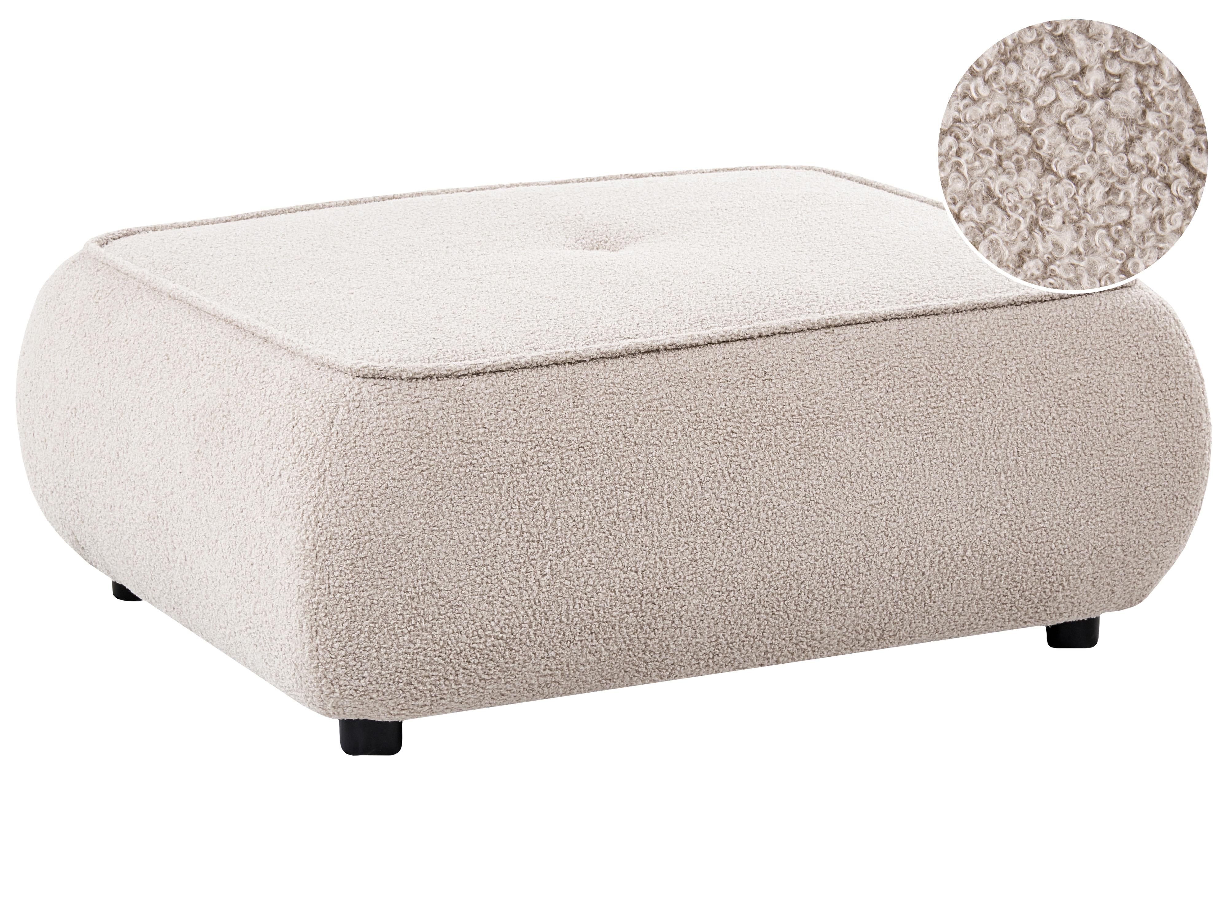 Ottoman SALLA Boucle Beige