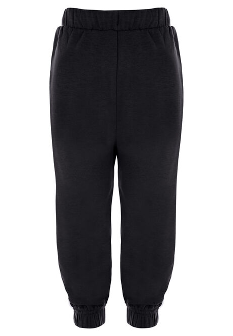Younger Boys Black Joggers