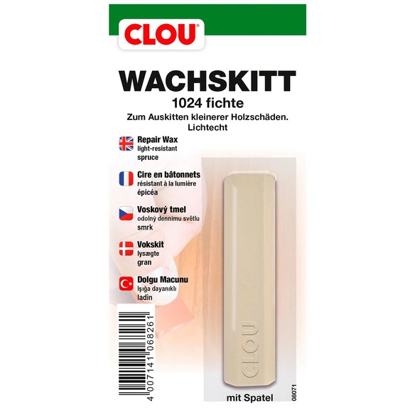 Wachskitt, 20 g, fichtefarben, inkl. Spatel