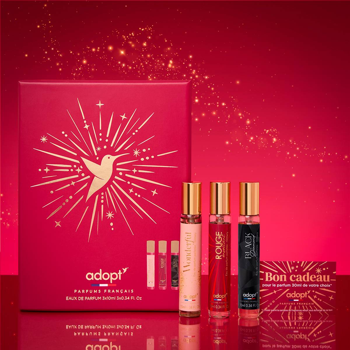 Coffret DécouverteCoffret découverte 3 x eaux de parfums 10 ml