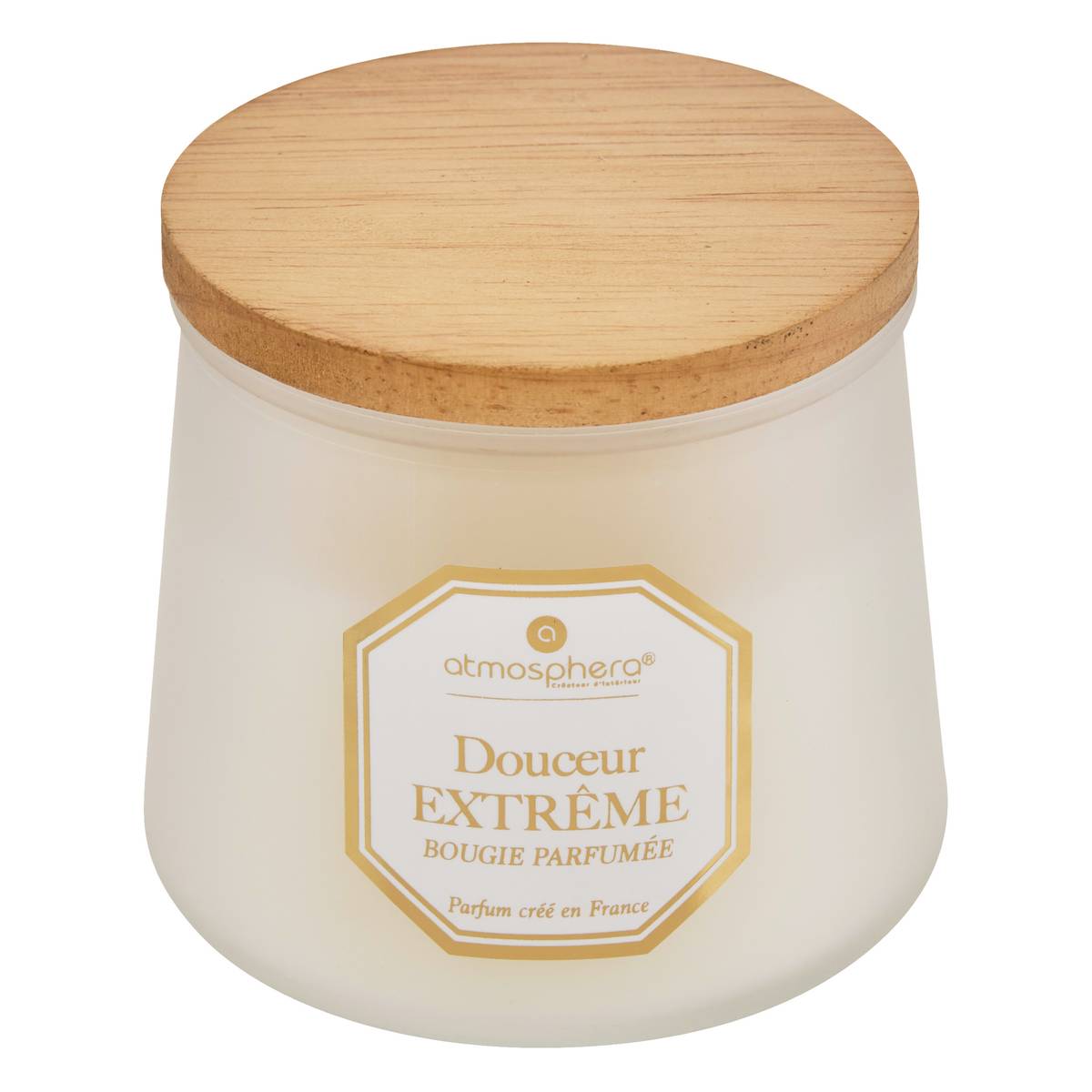 Scented Candle "Elisa" Vanilla - Cardamom - Cocoa powder, Transparent, 200g