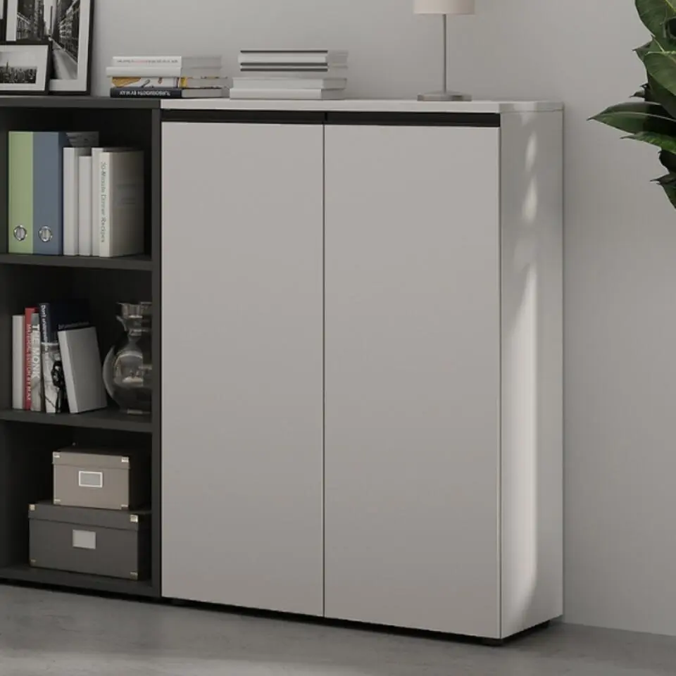 Dossierkast Bogdan - 2 deuren - beige