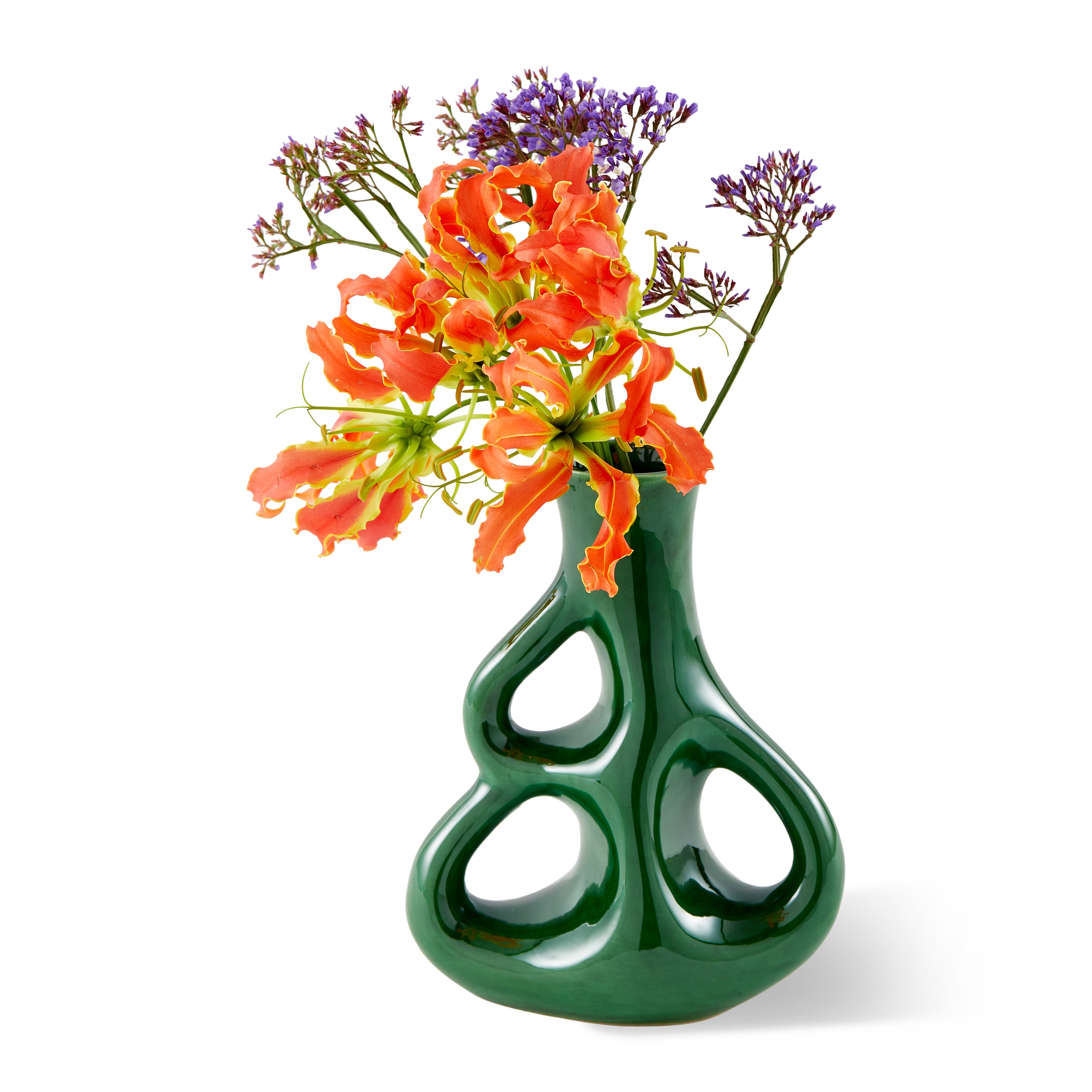 POLSPOTTEN Three Ears Vaas - Donkergroen