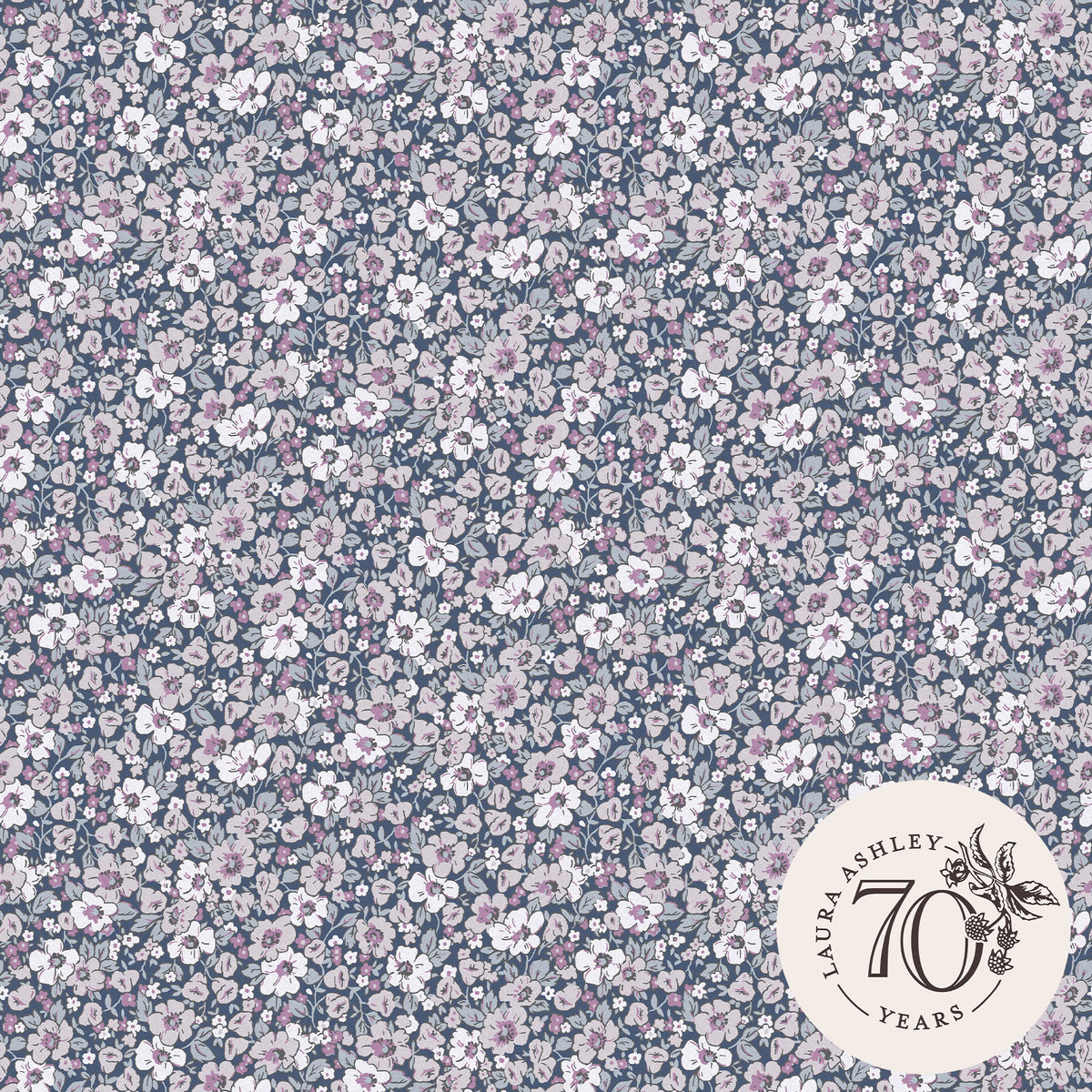 Laura Ashley Vliesbehang - Libby - Purple - Paars 10mx52cm