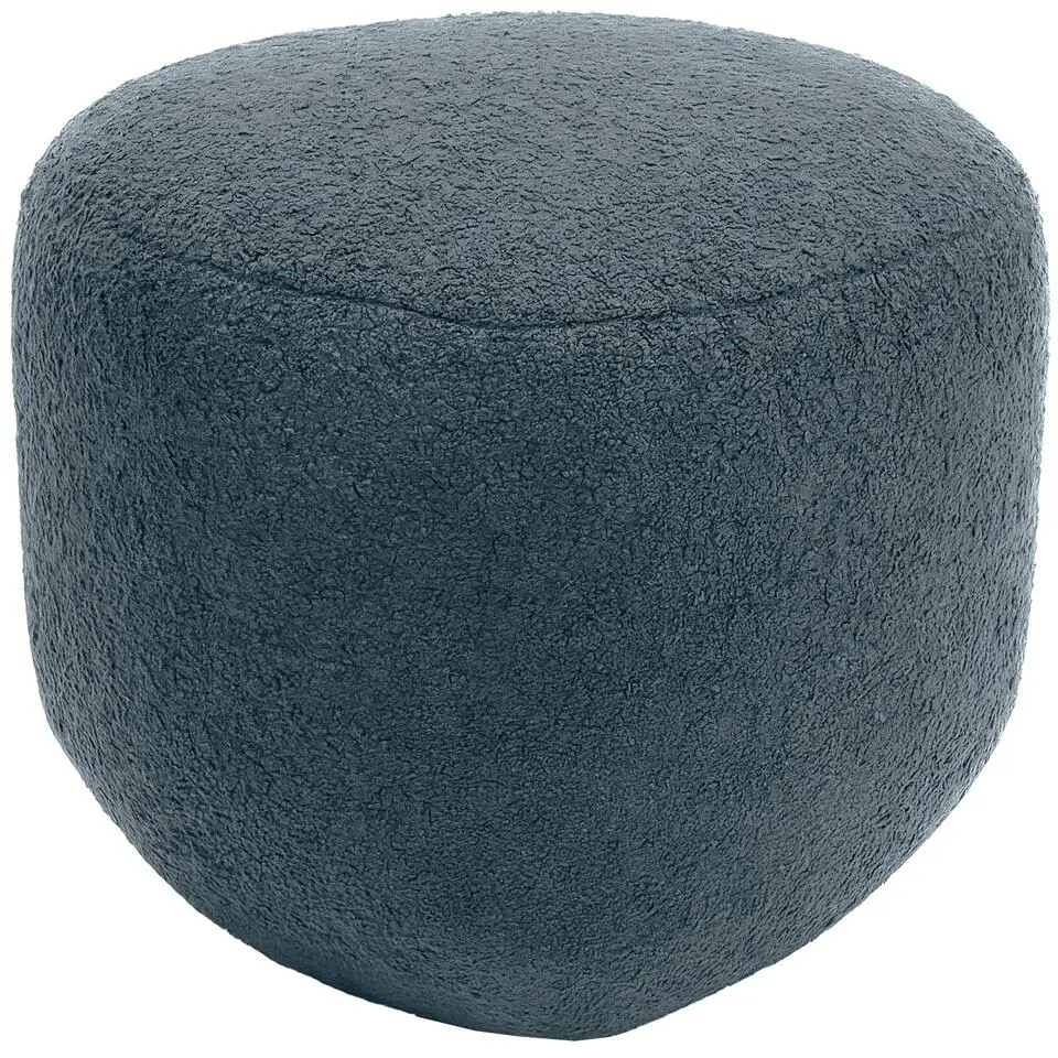 CLP Hocker Alfrisa Stof - donkergrijs