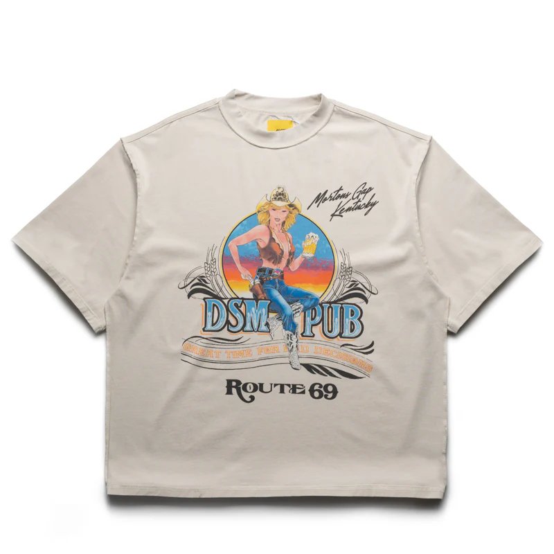 Diet Starts Monday Pub Tee - Antique Whtie