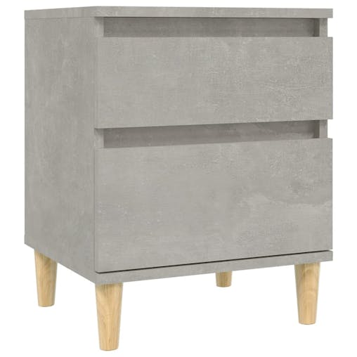 NNEVL Bedside Cabinet Concrete Grey 40x35x50 cm