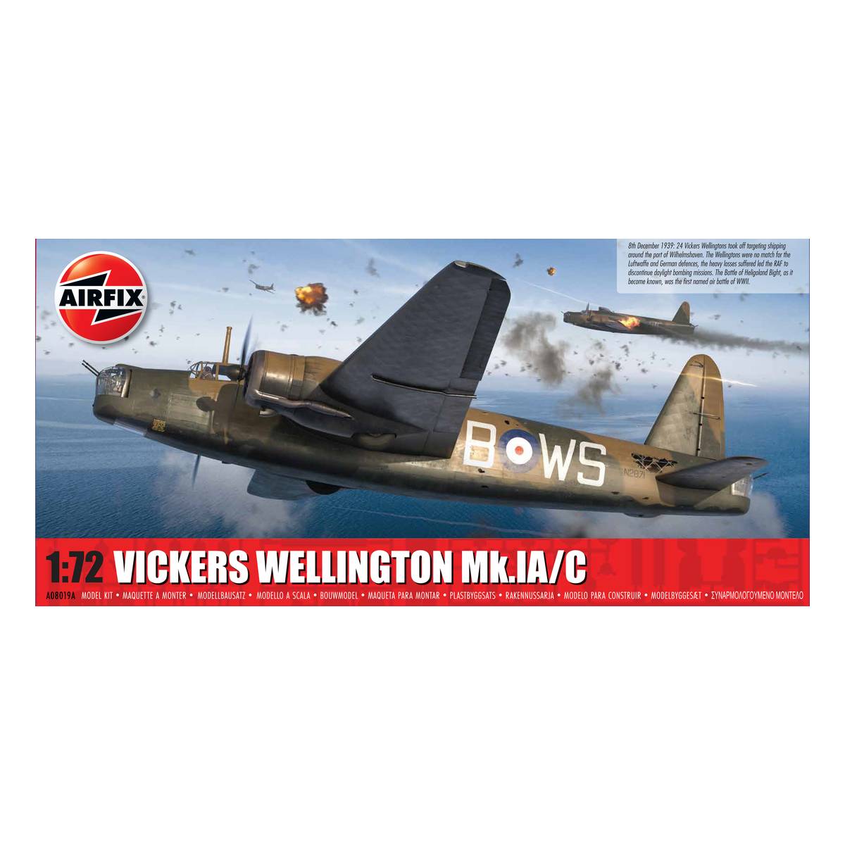Airfix Vickers Wellington Mk.IA/C Model Kit?1:72