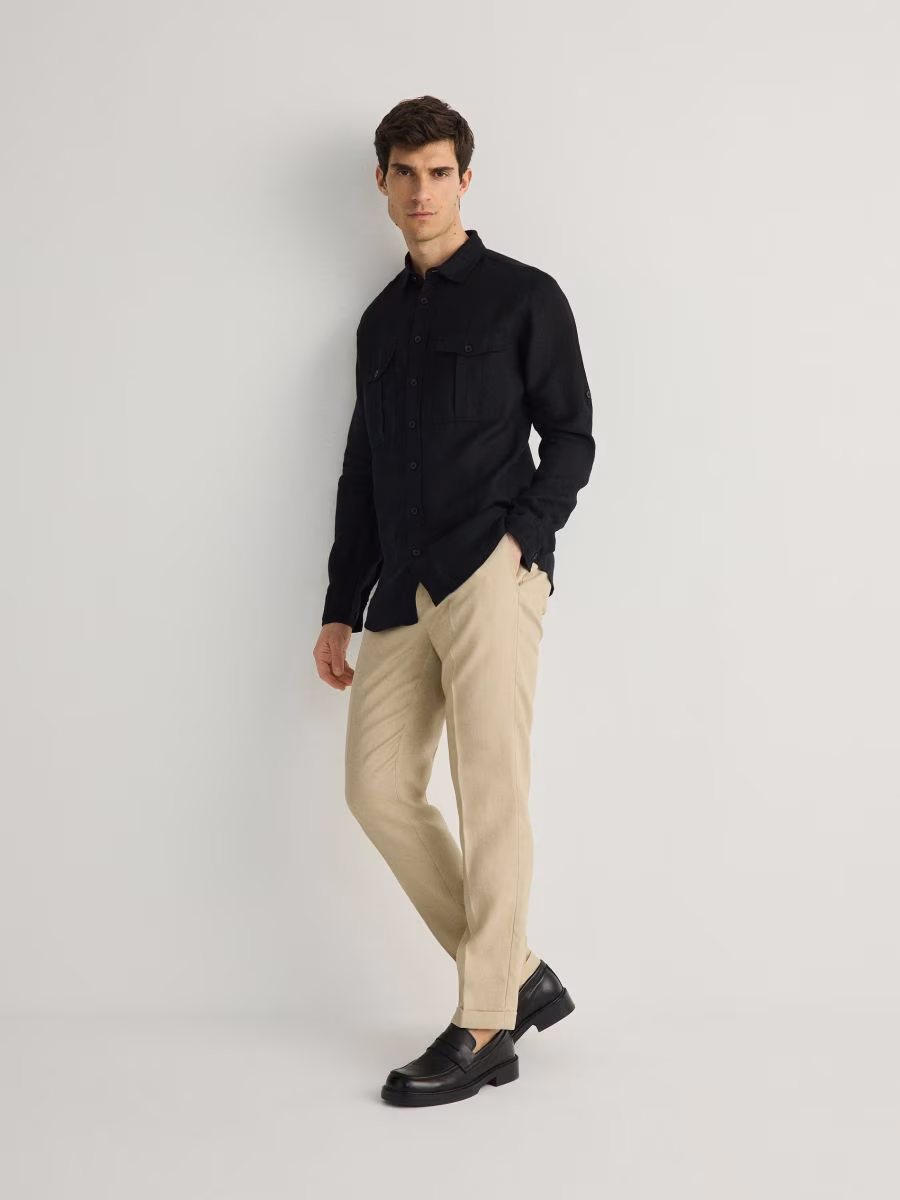 Comfort Fit Linen Shirt