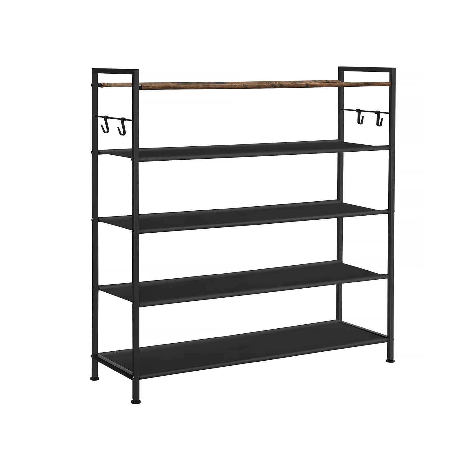 Étagère chaussure 5 niveaux en métal