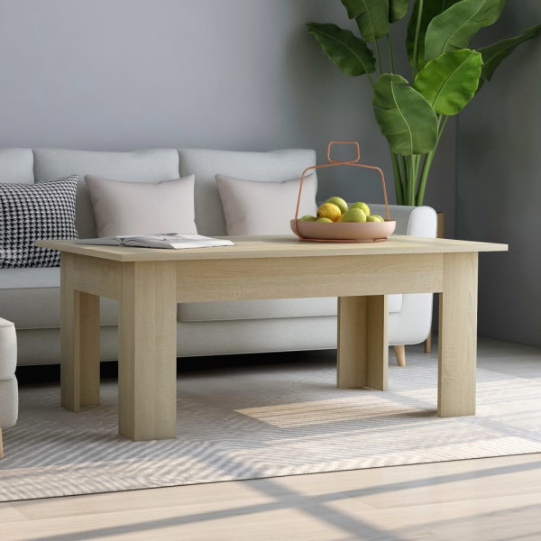 Stolik Kawowy Ława Stół Dąb Sonoma 100x60x42 Do Salonu Do Pokoju