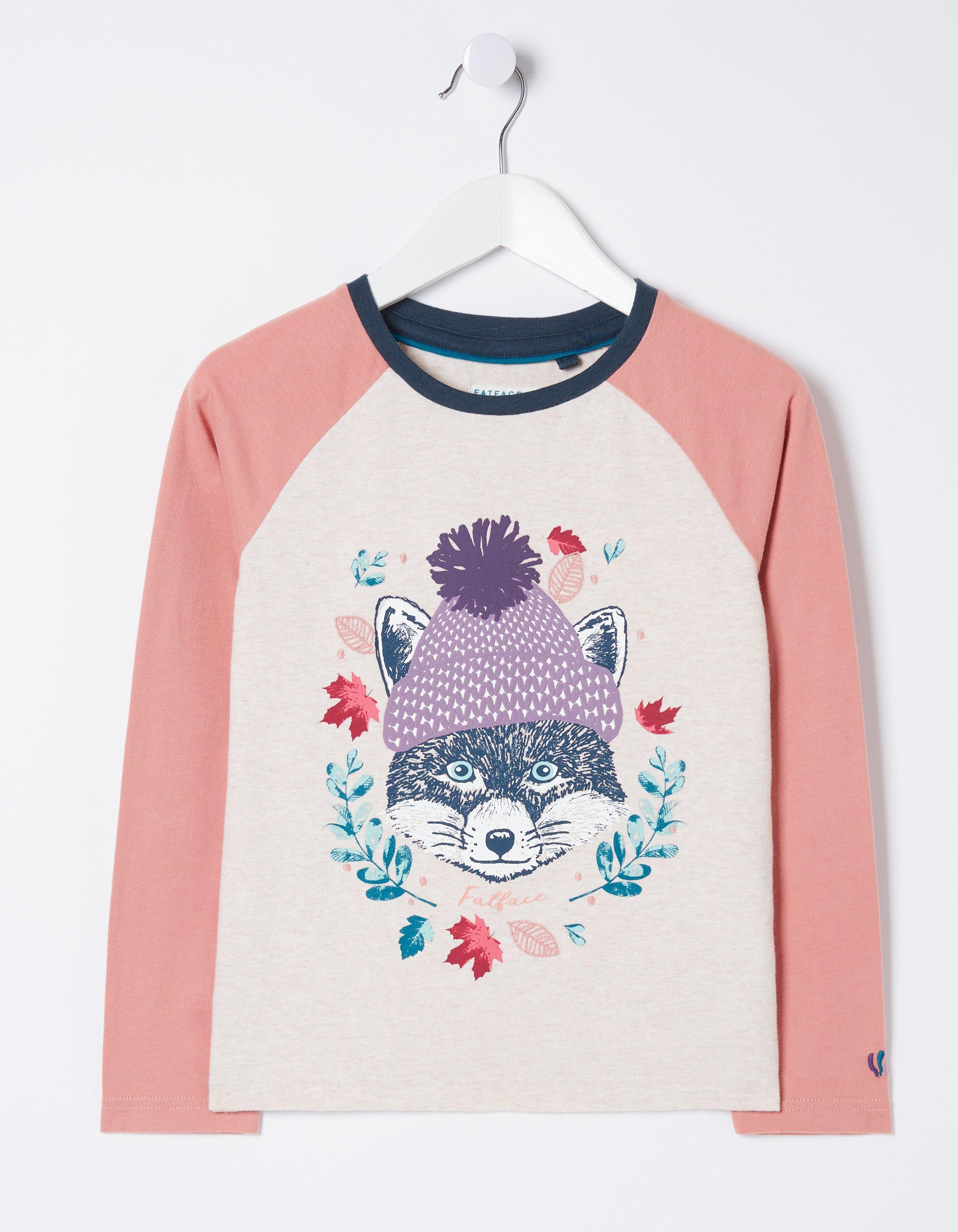 Fox Raglan Jersey T Shirt