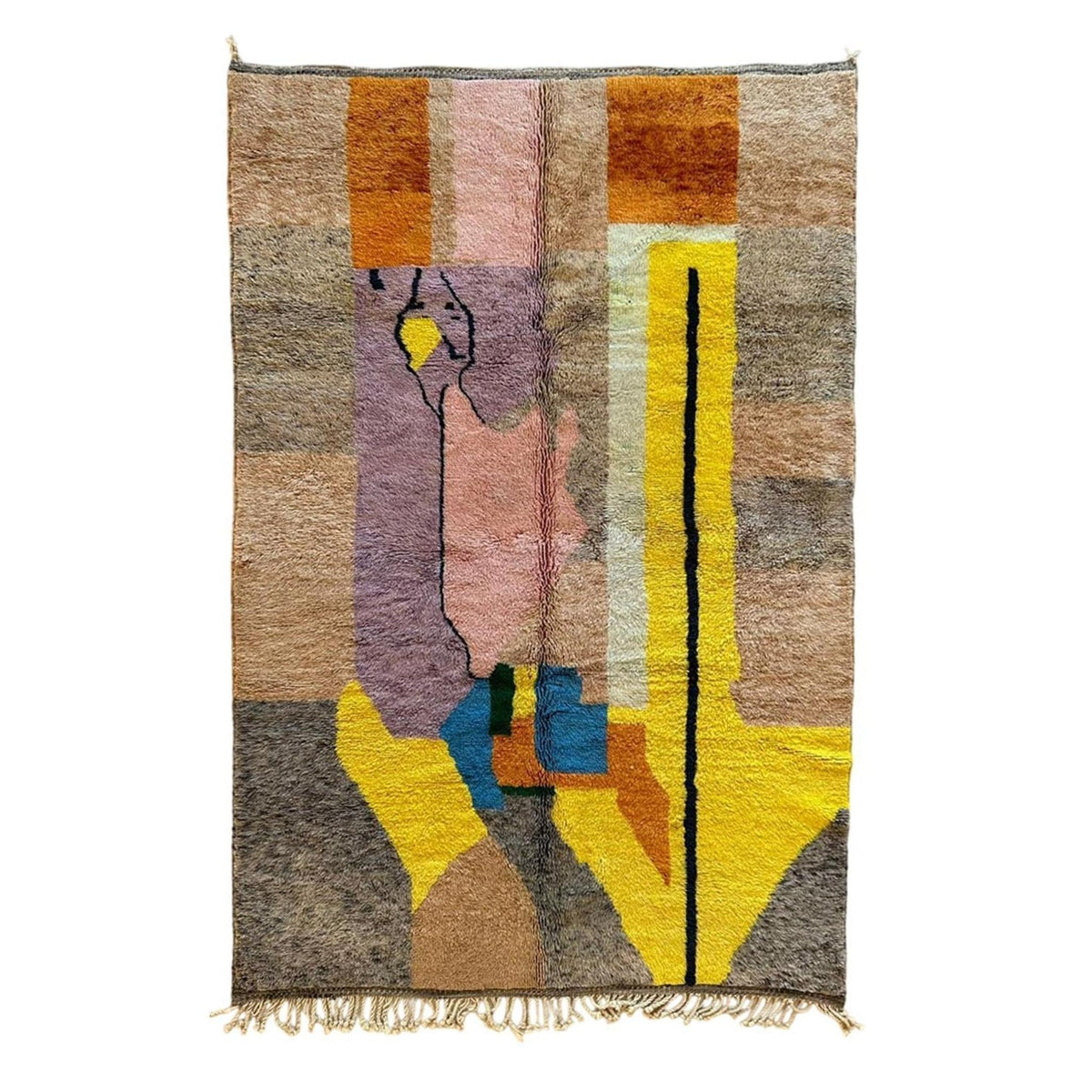 AFK Living vloerkleed Berber - handgemaakt - Wol - 120 cm x 170 cm