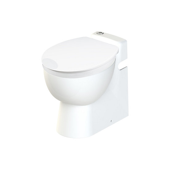 Abattant WC PMR déclipsable blanc avec frein de chute, SFA Sanifix