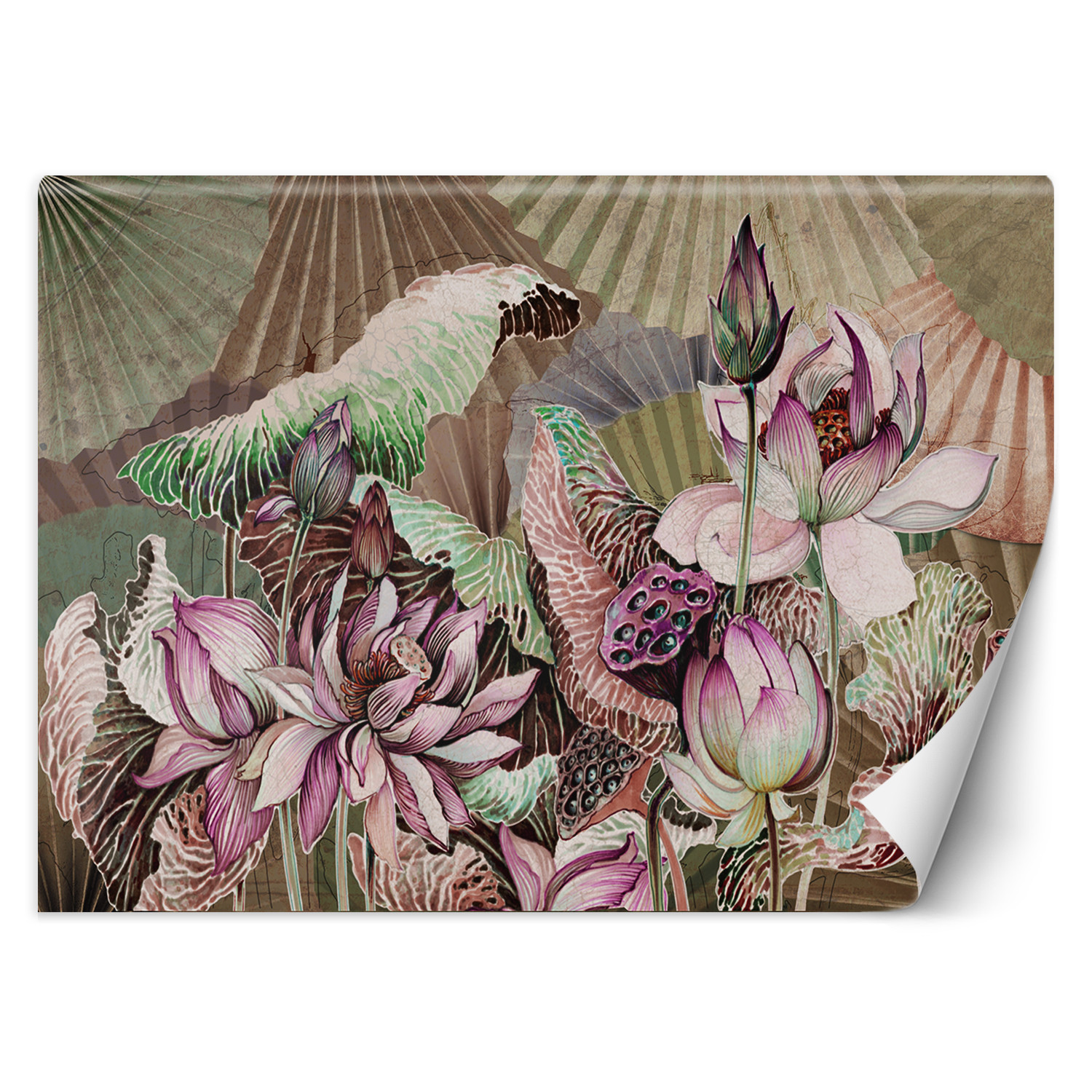 Feeby Fototapeta Kwiaty Lotosu Bukiet 150x105
