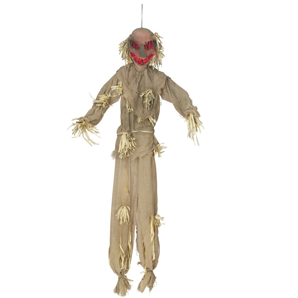 épouvantail animé Halloween lumineux et sonore