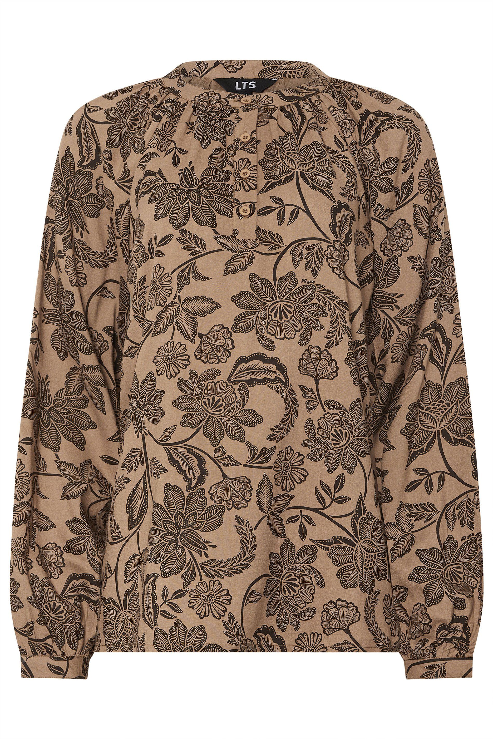 Long Tall Sally Tall Placket Raglan Blouse