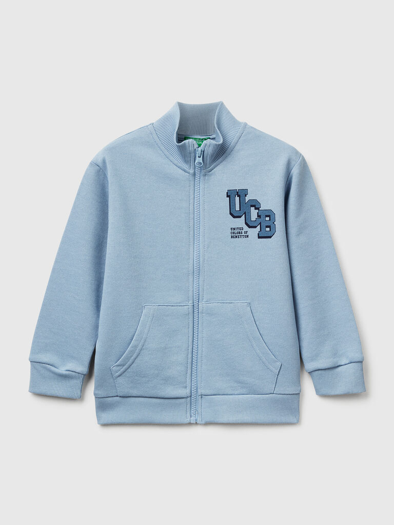 Cotton sweatshirt with logo