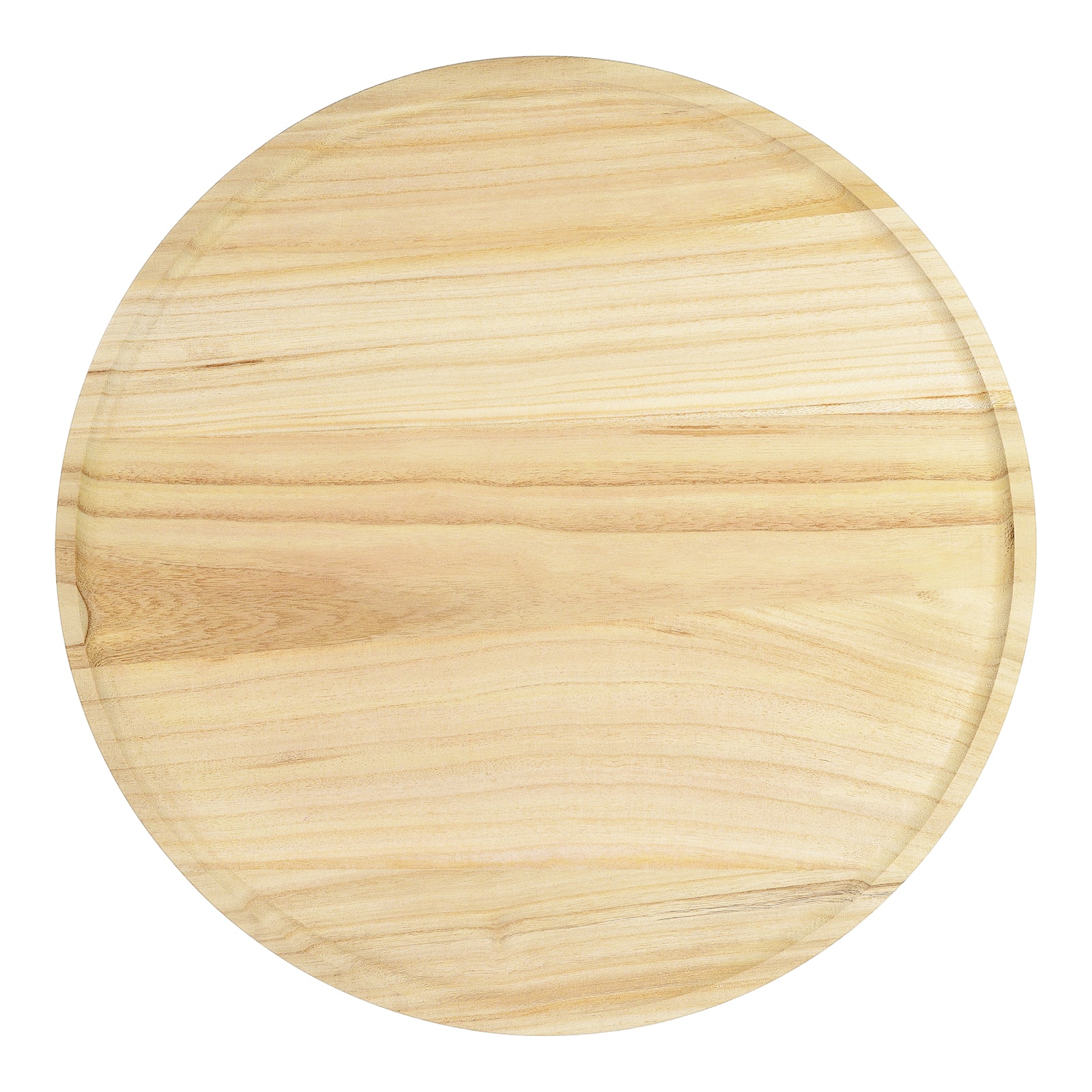 Deko-Tablett Woody Beige, ⌀ 50 cm, H 15 mm