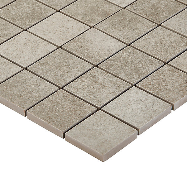 Mosaïque gris moyen 30x30cm Kontainer