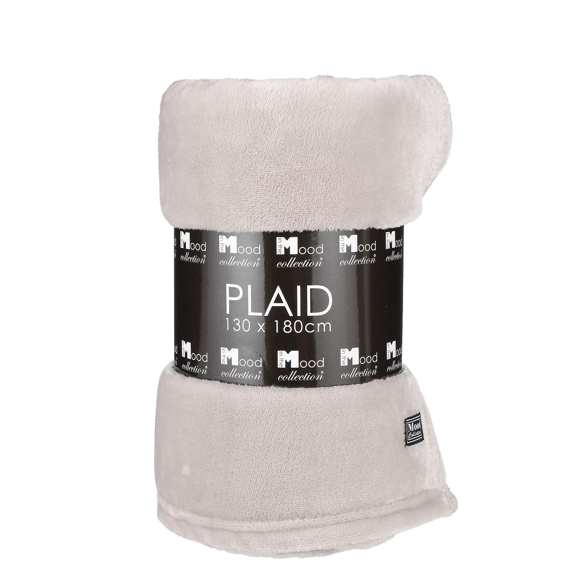 In The Mood Collection Famke Fleece Plaid - L180 x B130 cm - Beige