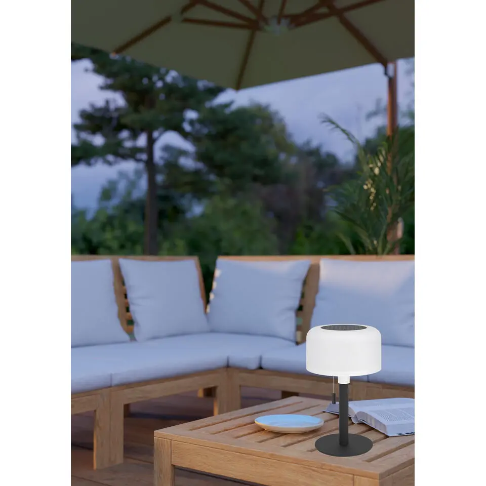 EGLO Montapalma Tafellamp buiten - LED - Zwart, Wit