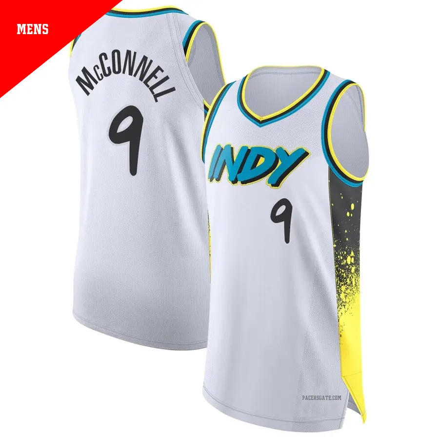 T.J. McConnell Indiana Pacers Nike City Edition Authentic Jersey 2024 - White