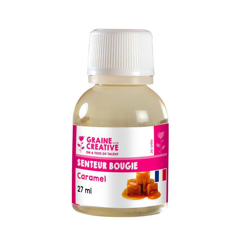 - Parfum pour bougie - senteur Caramel 27 ml