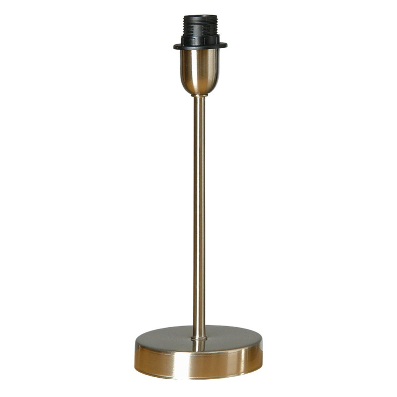 Pied de lampe en métal nickel Ø 10 x 26 cm NIEDERAU