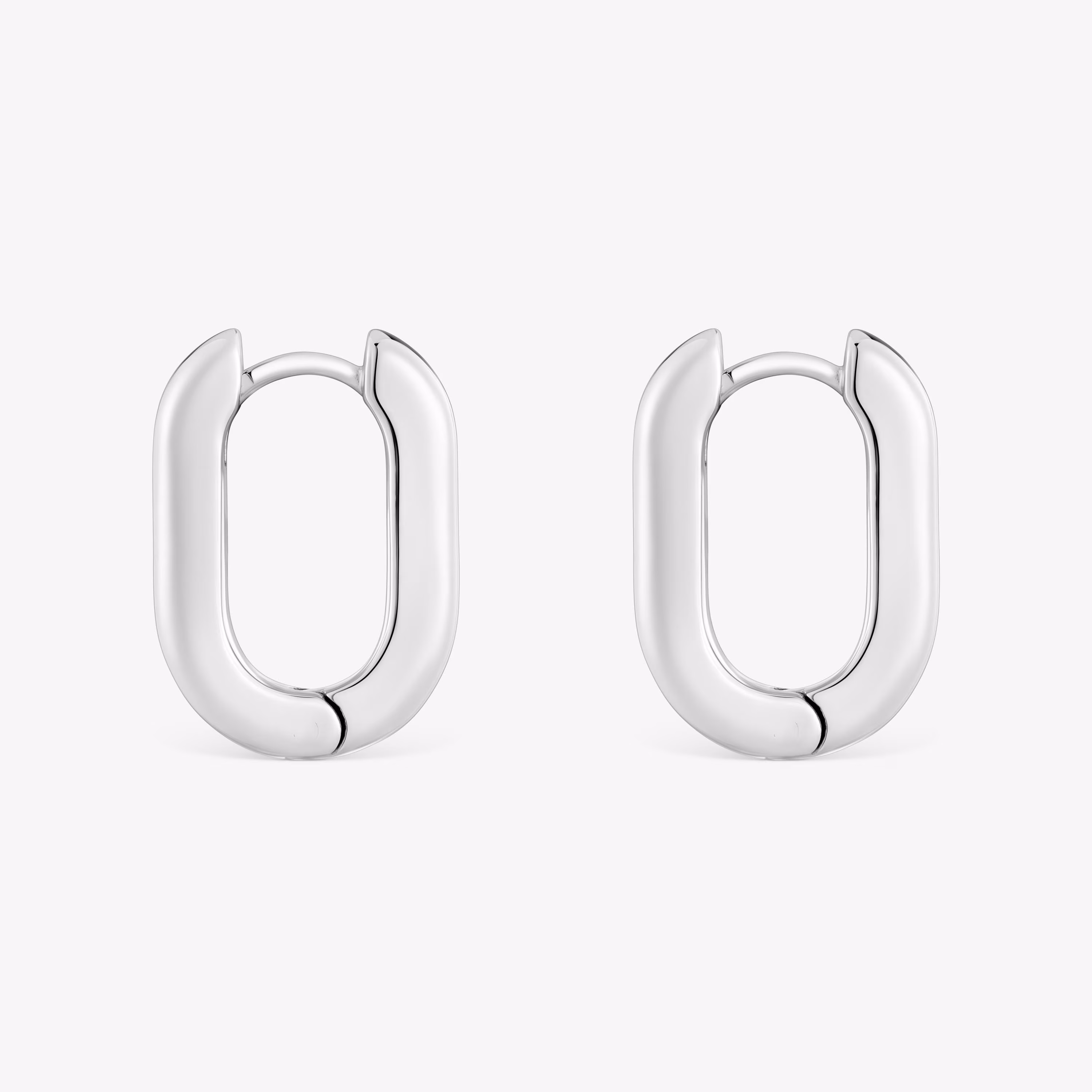 Pendientes aro cortos de plata 18,2 mm Basicos