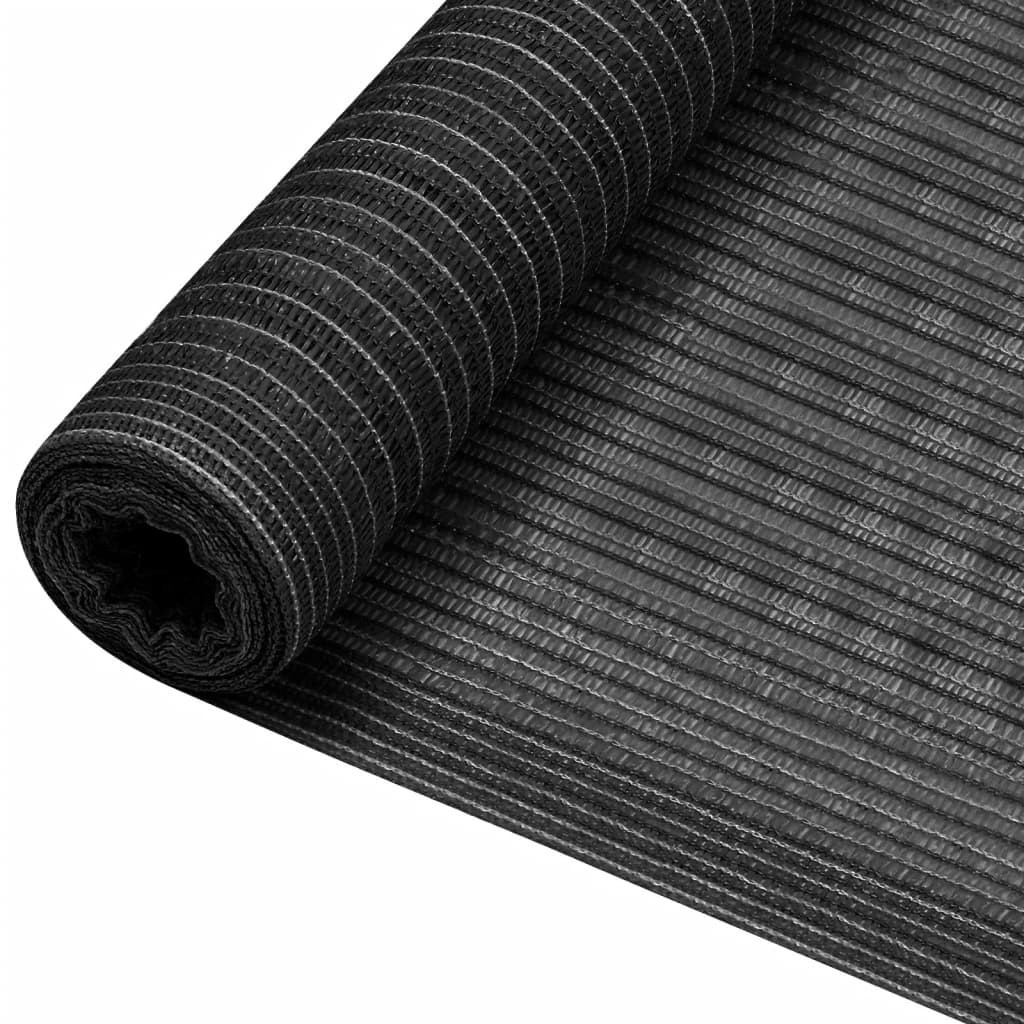 Siatka Cieniująca Parawan Na Ogrodzenie Antracytowa 1x10 m HDPE 150 g/m²