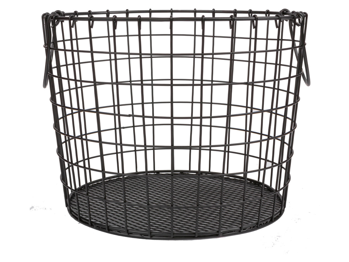Koszyk metalowy Simple 26,5 cm czarny