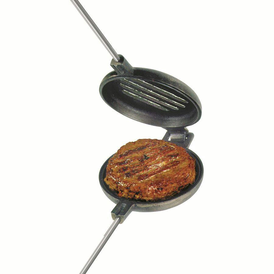 Rome Wilderness Cast Iron Grill Iron, with Wood Handle, 28-in