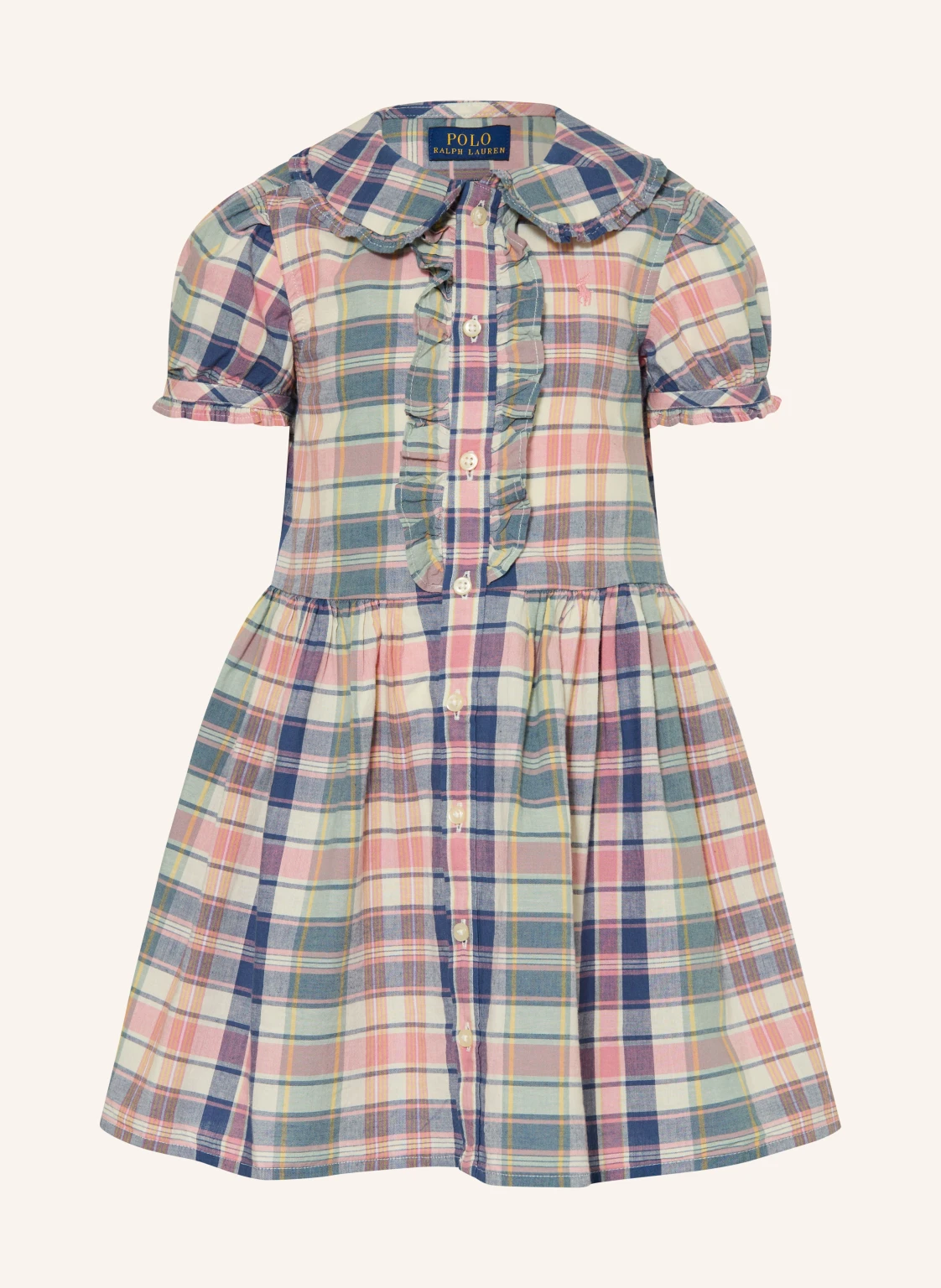 POLO RALPH LAUREN Kleid mit Rüschen