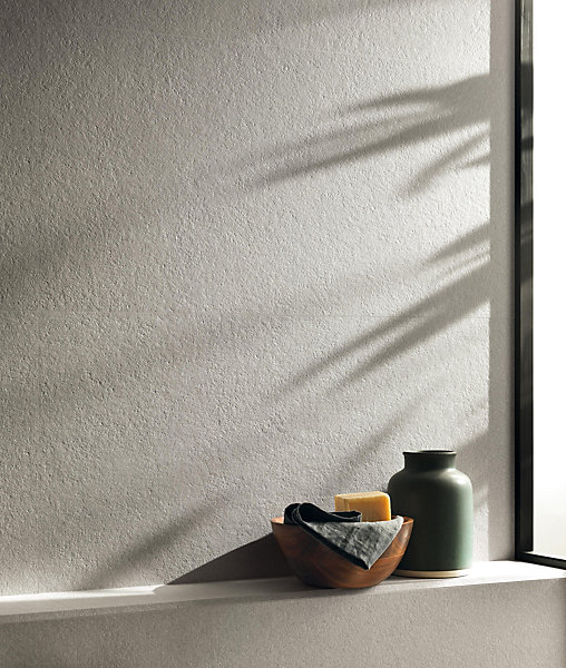 Carrelage effet Pierre 3D Gris Perle Granula 80x40x0,85 cm Mat Volenza - Mur intérieur (vendu par carton de 1,28 m²) - RO'MA CARRE