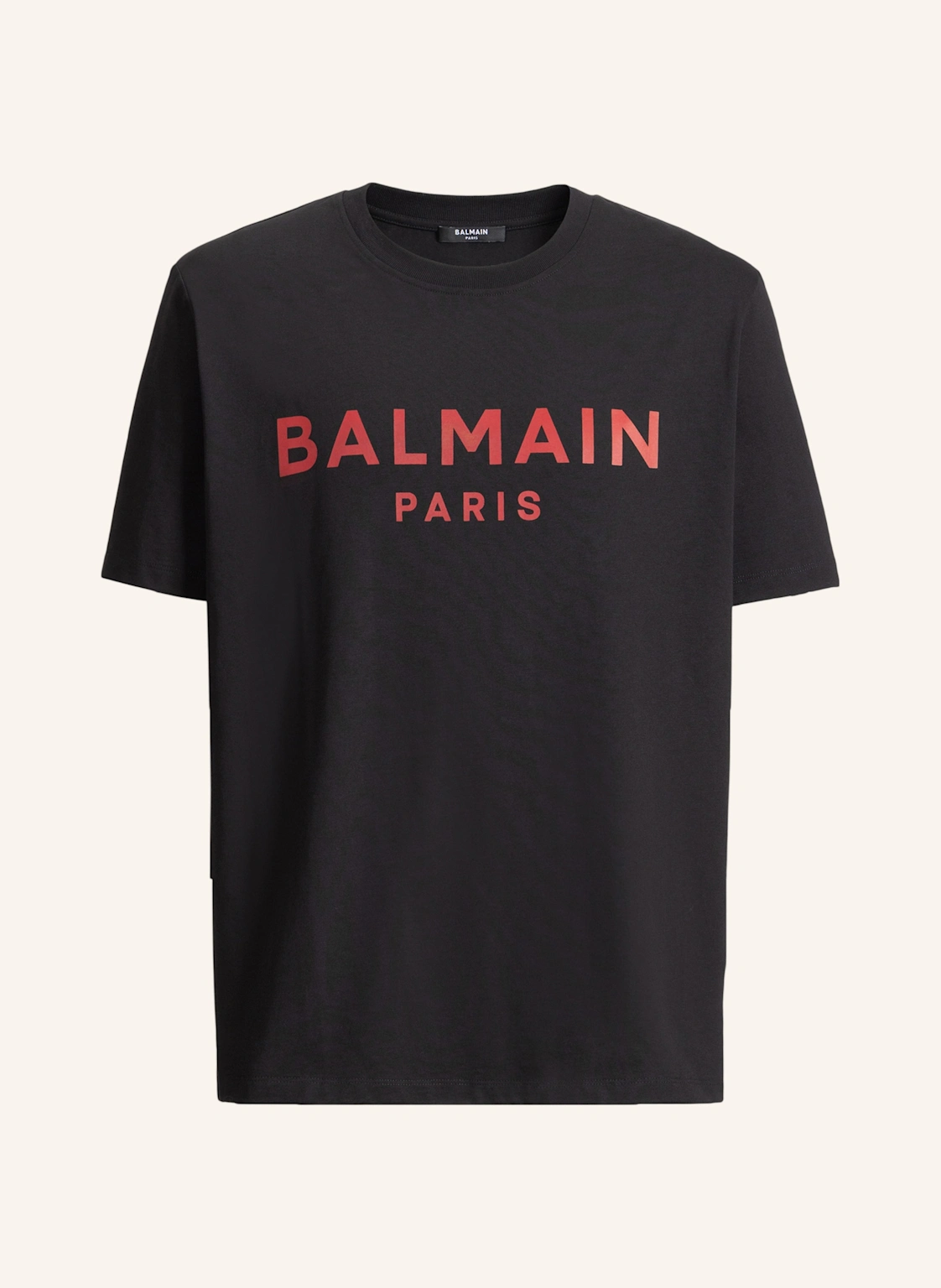 BALMAIN Bedrucktes T-Shirt aus Baumwolle