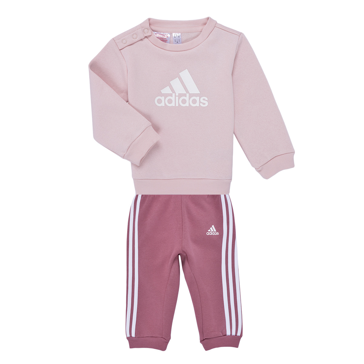 adidas - Badge of Sport Jogger Set - Pink / White