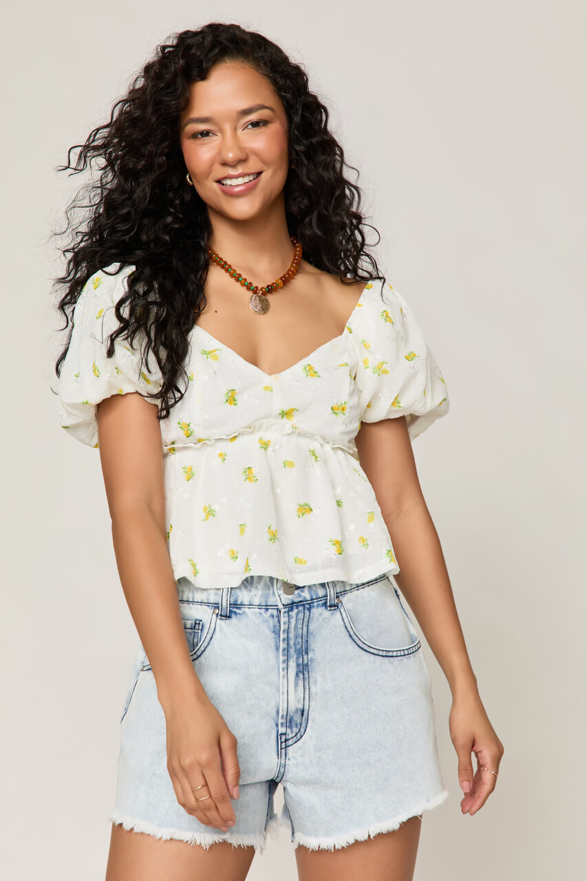Ally Floral Embroidered Blouse