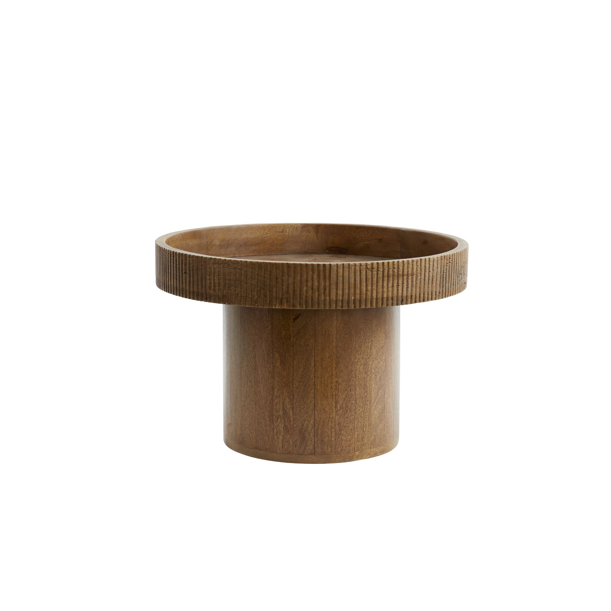 Light & Living bijzettafel Kalomo - bruin - Ø50cm