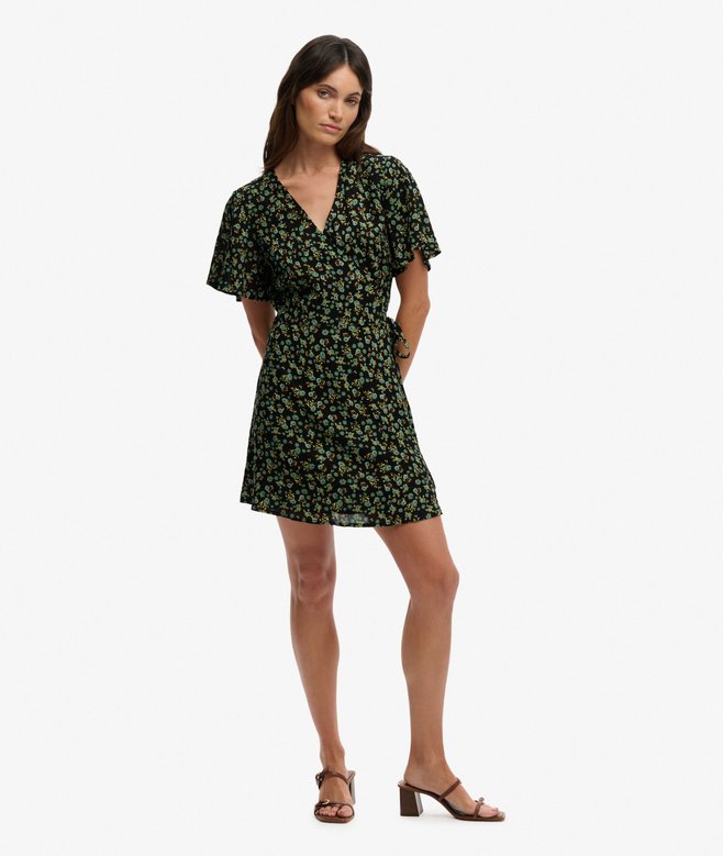 Mini Swing Wrap Dress