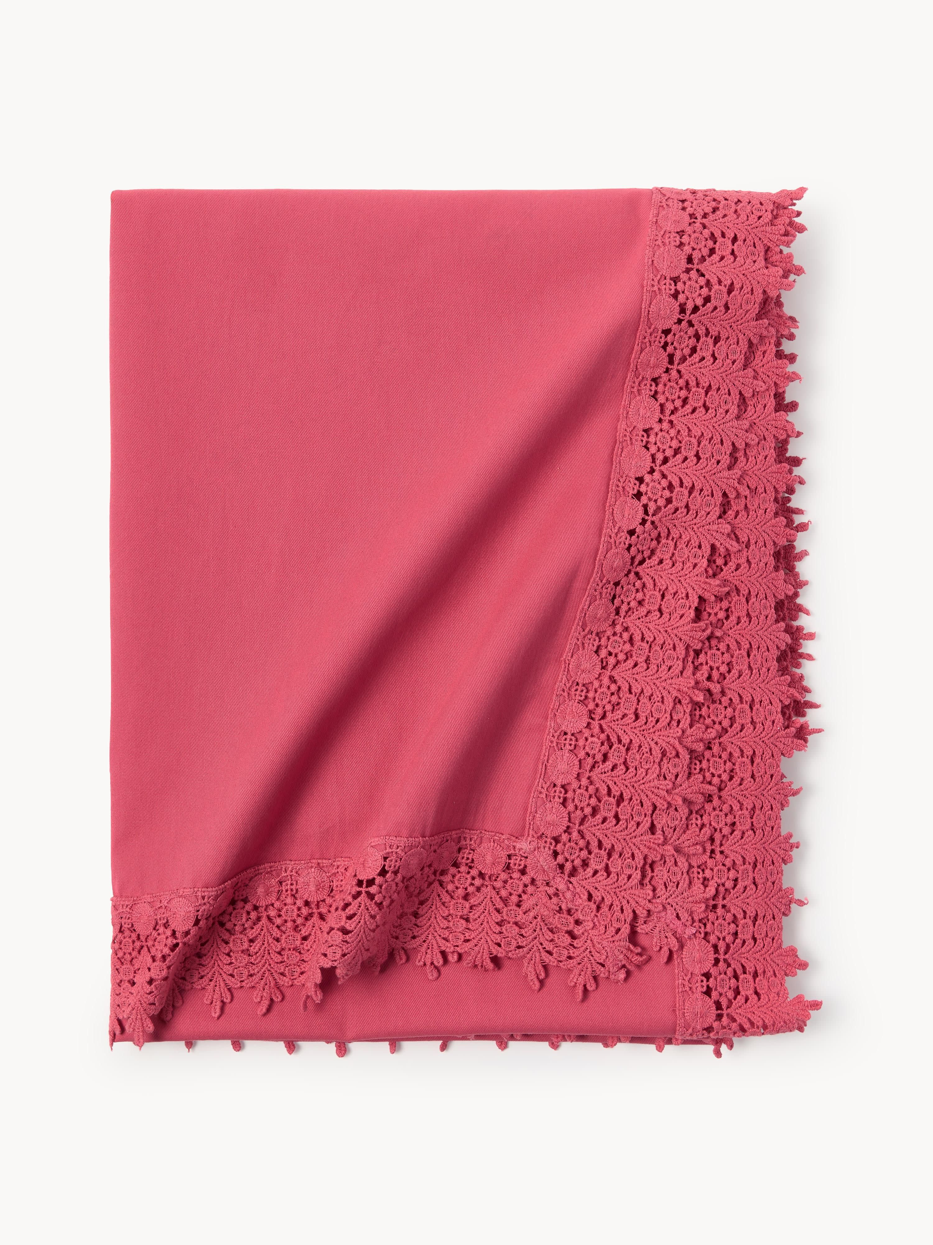 Tischdecke Flavia mit Spitzenabschluss