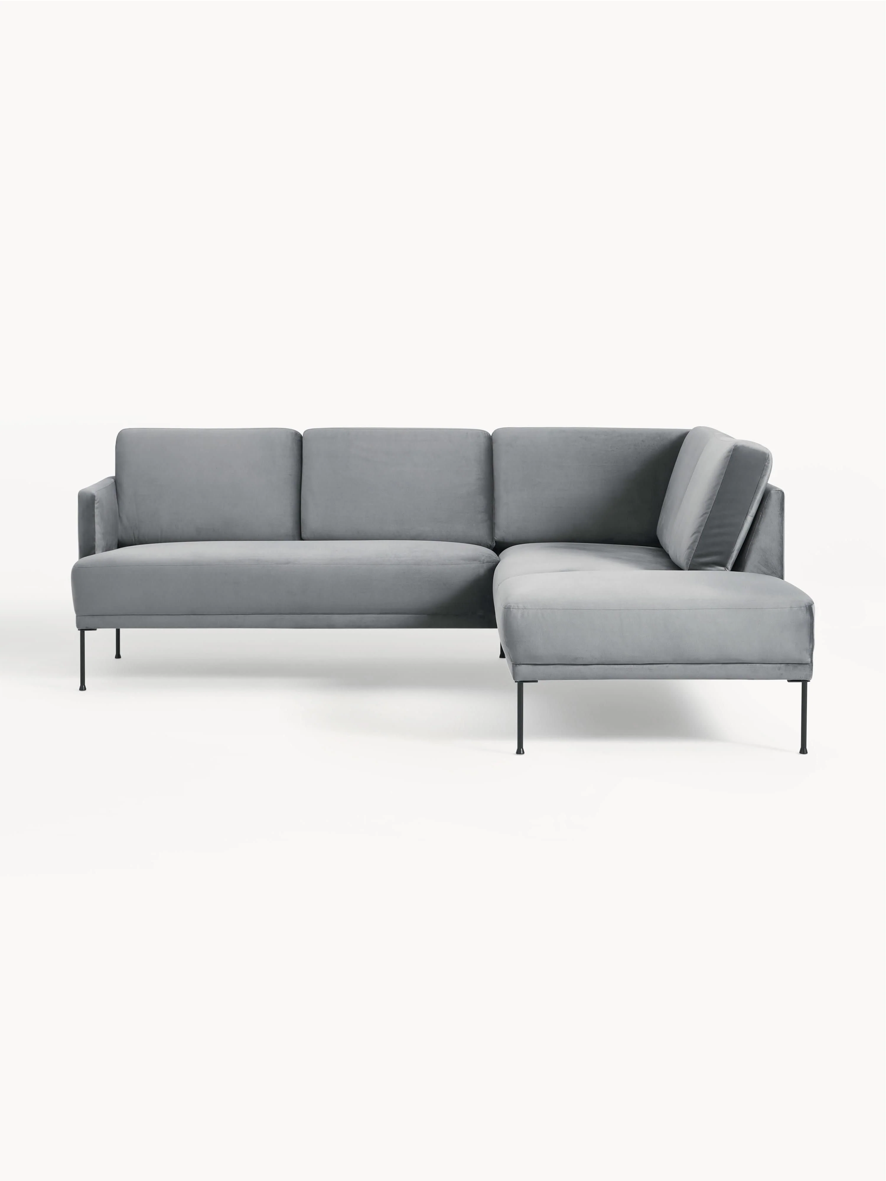 Samt-Ecksofa Fluente