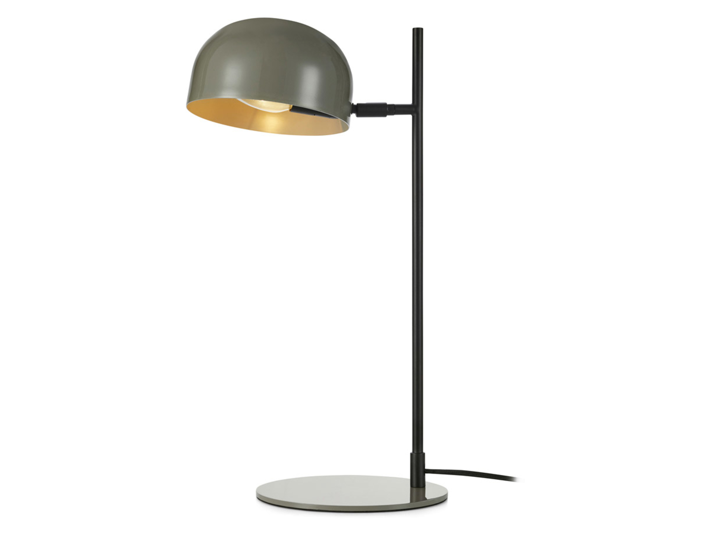 Lampa stołowa Pose metalowa szara