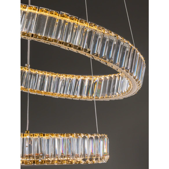 Pendelleuchte »Aurelia «, LED, 46 W, Höhe: 150 cm, goldfarben