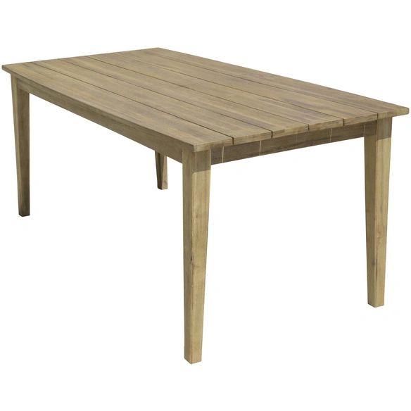 Gartenmöbelset, 4 Sitzplätze, Akazienholz/Kunststoff