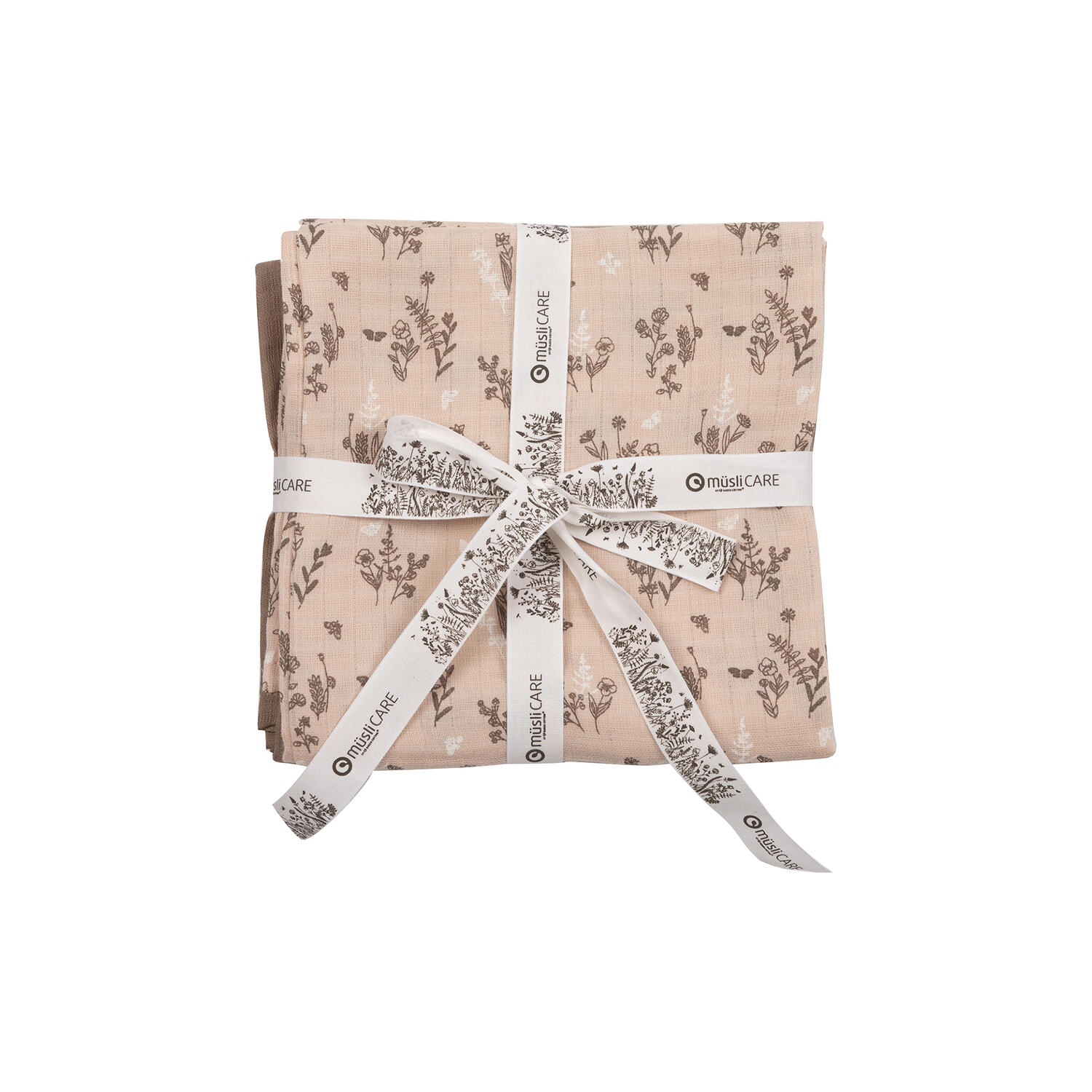 FLORA stofble 2-pak, nightingale/balsam cream/walnut