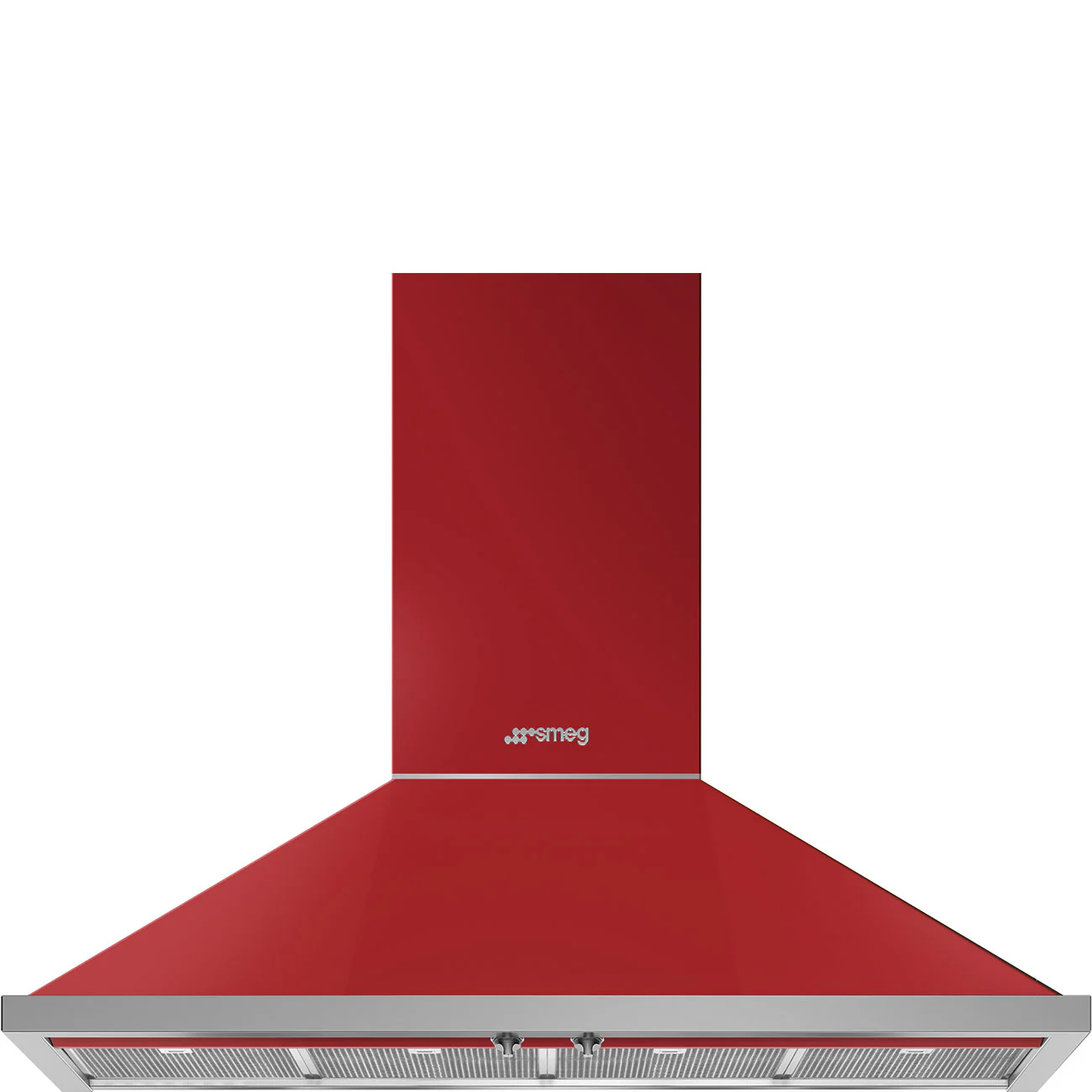 120cm Portofino Chimney Hood Red
