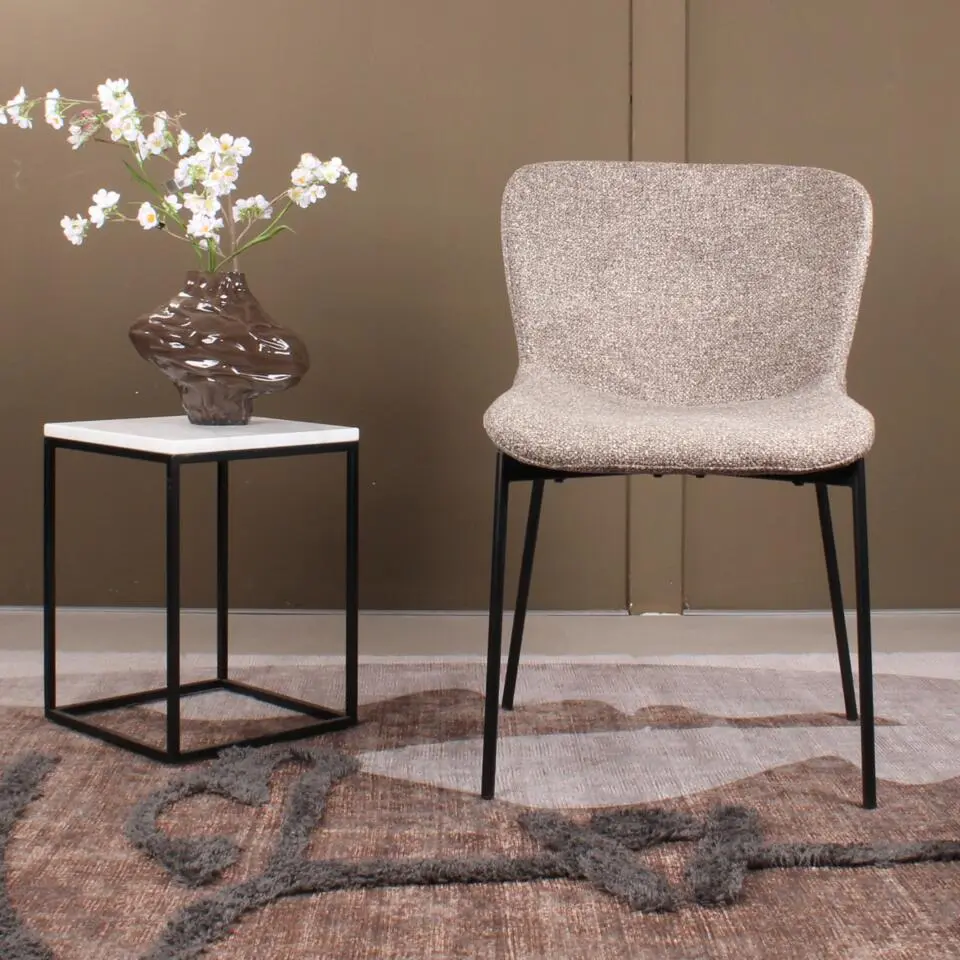 DS4U - Vera eetkamerstoel stof - taupe