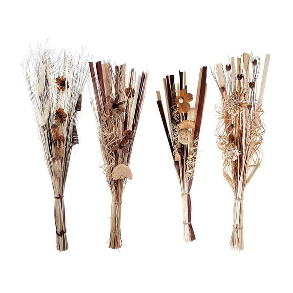 90 Cm Dried Floral Bouquet (Assorted) - Set of 4