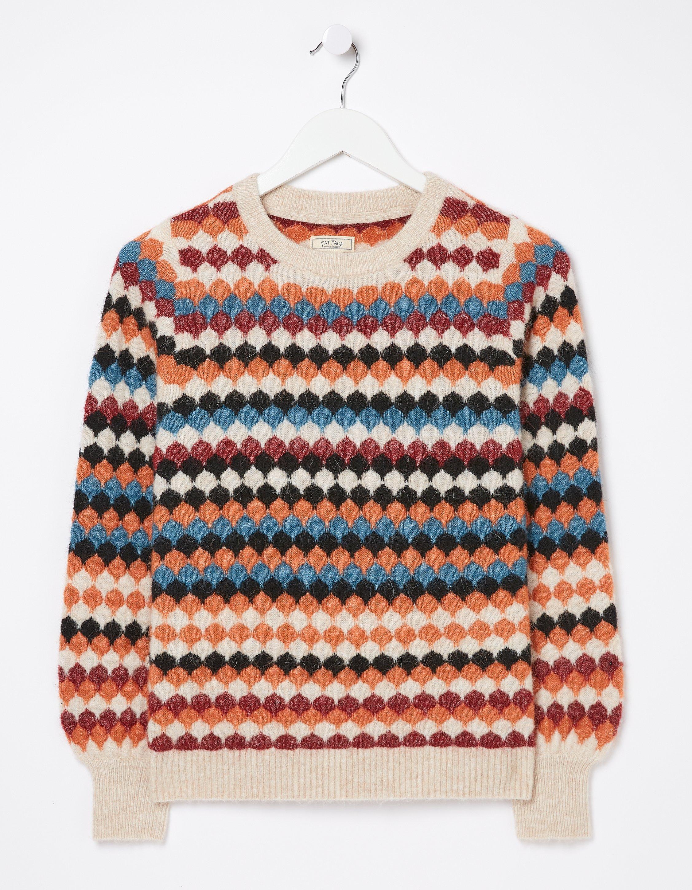 Helen Pattern Crew Jumper